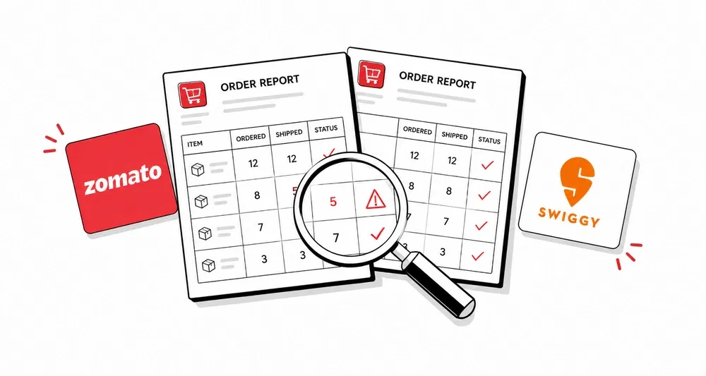 Online Order Reconciliation illustration