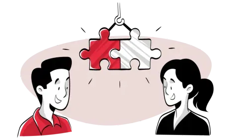 CRM tools and user records integration illustration