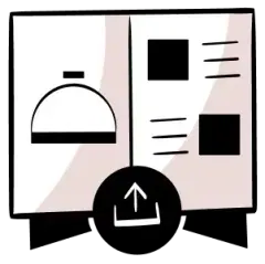 Upload and manage your website menu using POS