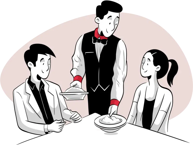 Fine Dine Illustration